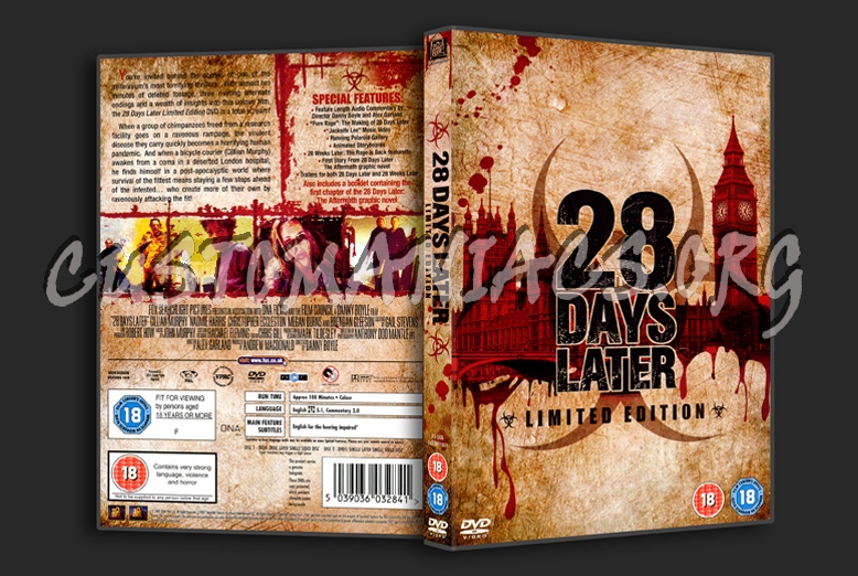 28 Days Later dvd cover