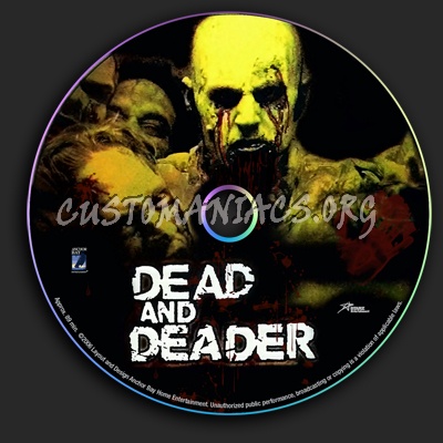 Dead and Deader dvd label