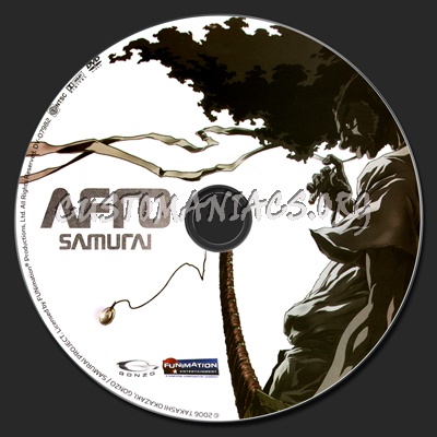 Afro Samurai dvd label