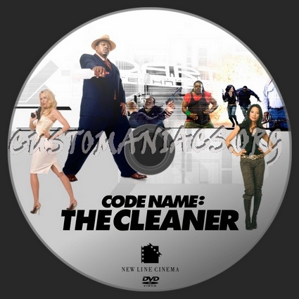 Code Name The Cleaner dvd label