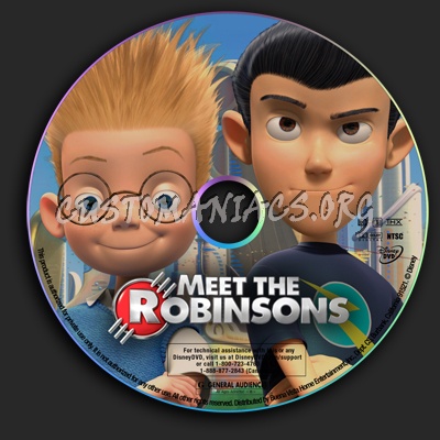 Meet The Robinsons dvd label