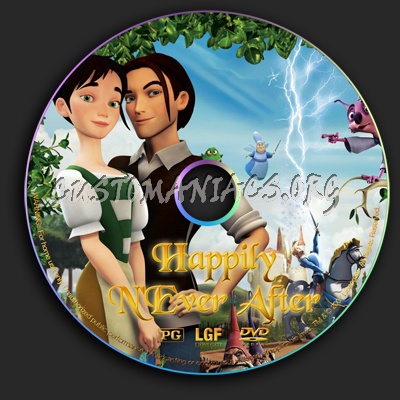 Happily N'ever After dvd label