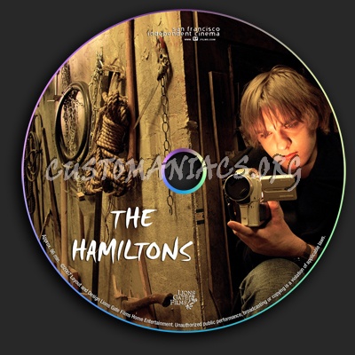 The Hamiltons dvd label