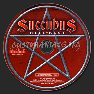 Succubus Hell-Bent dvd label