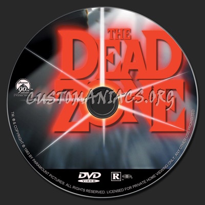 The Dead Zone dvd label