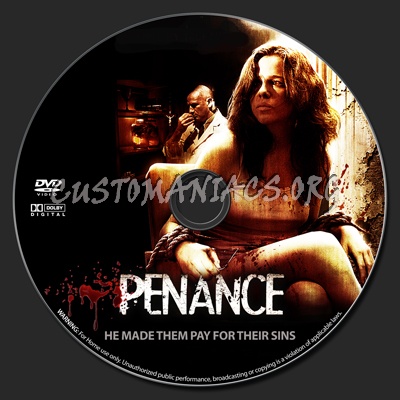 Penance dvd label