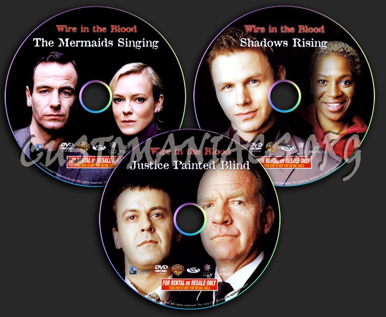 Wire in the Blood Series 1 dvd label