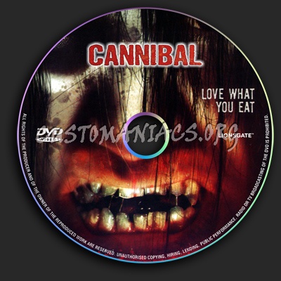 Cannibal dvd label
