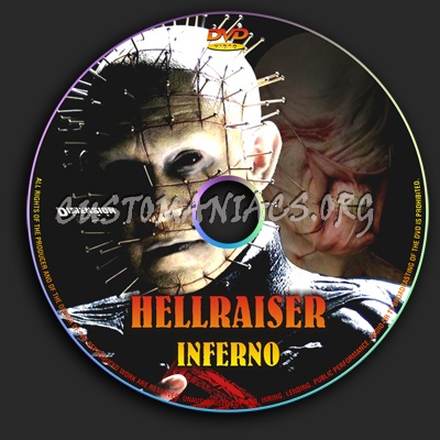 Hellraiser 5 Inferno dvd label