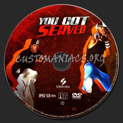 You Got Served dvd label