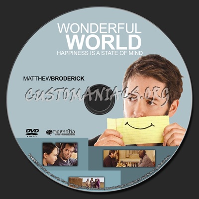 Wonderful World dvd label