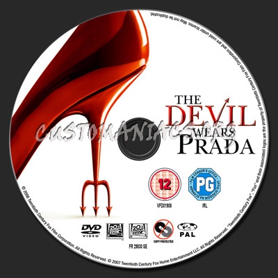 Devil Wears Prada dvd label