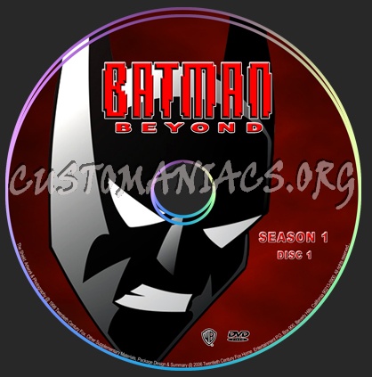 Batman Beyond Label 3-1 dvd label