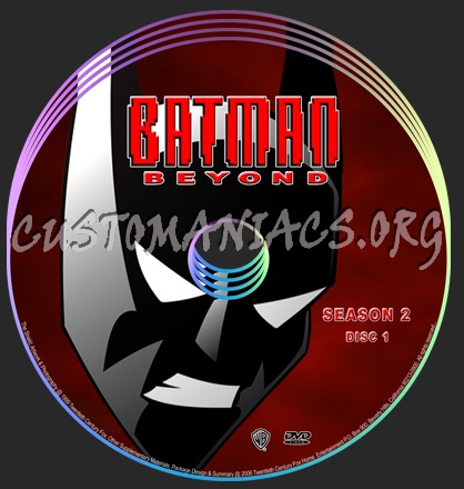 Batman Beyond Label 2-1 dvd label