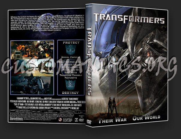 Transformers 2007 dvd cover