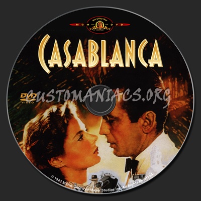 Casablanca dvd label