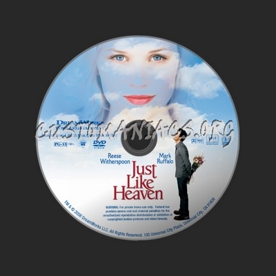 Just Like Heaven dvd label