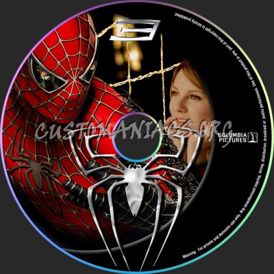 Spider-Man 3 dvd label