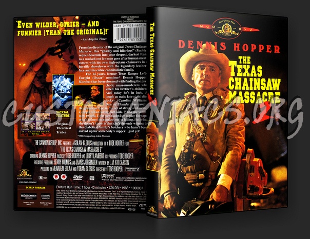 The Texas Chainsaw Massacre 2 dvd cover