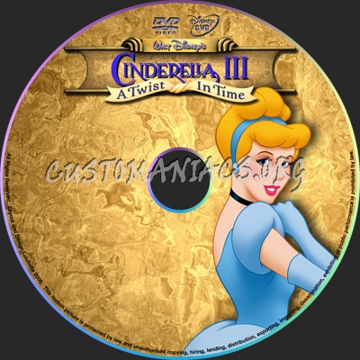 Cinderella 3 dvd label