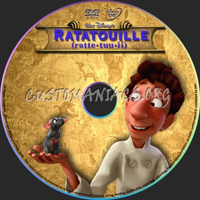 ratatouille dvd label