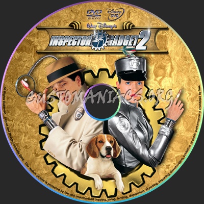 Inspector Gadget 2 dvd label