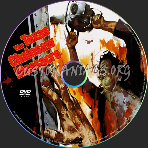 The Texas Chainsaw Massacre dvd label