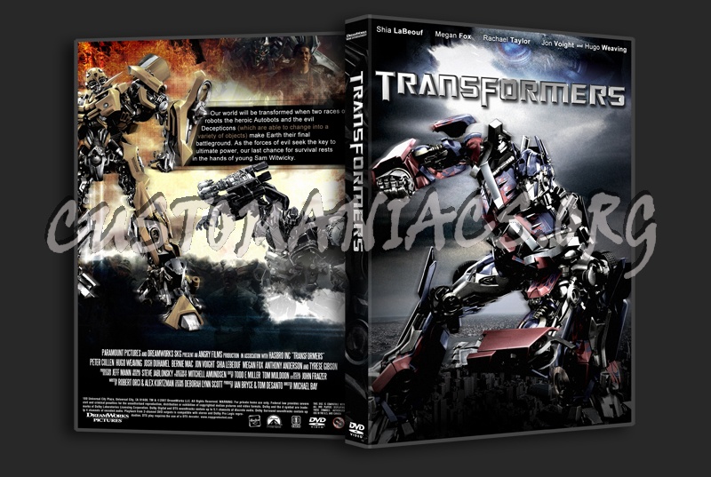 Transformers dvd cover