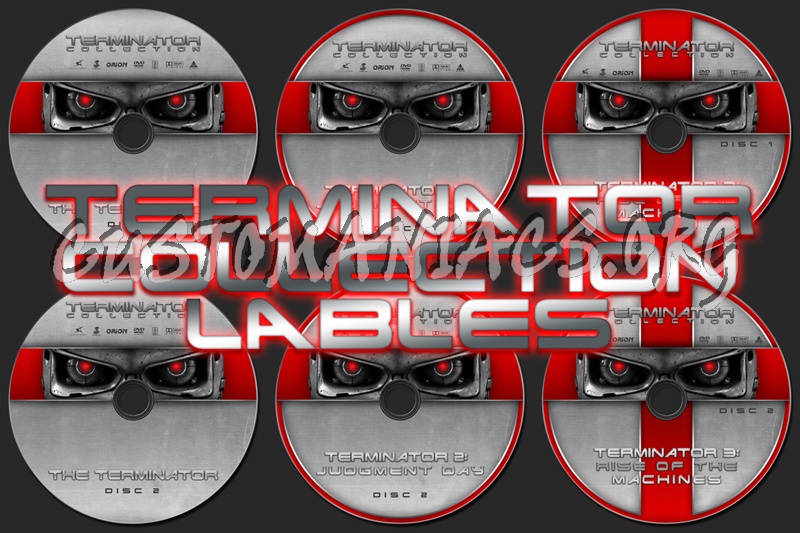 Terminator collection dvd label