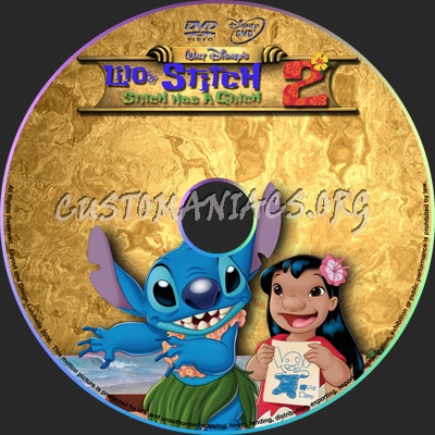 Lilo and Stitch 2 dvd label
