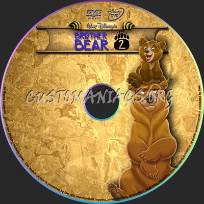 Brother Bear 2 dvd label