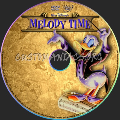 Melody Time dvd label