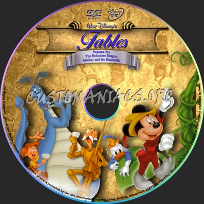 Fables Vol 6 dvd label