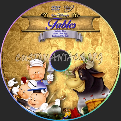 Fables Vol 5 dvd label