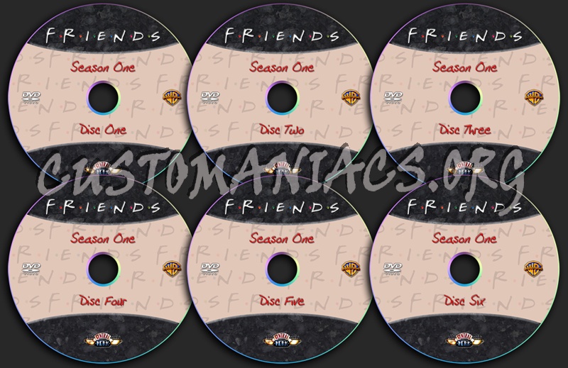 Friends dvd label