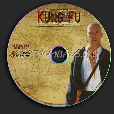 Kung Fu Season 1-3 dvd label