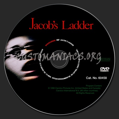 Jacob's Ladder dvd label