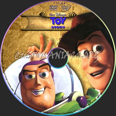 Toy Story dvd label