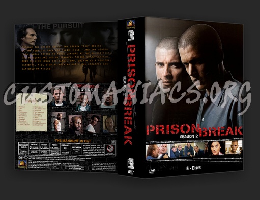 Prison Break - Season 2 dvd cover