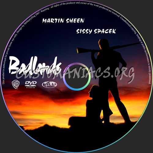 Badlands dvd label