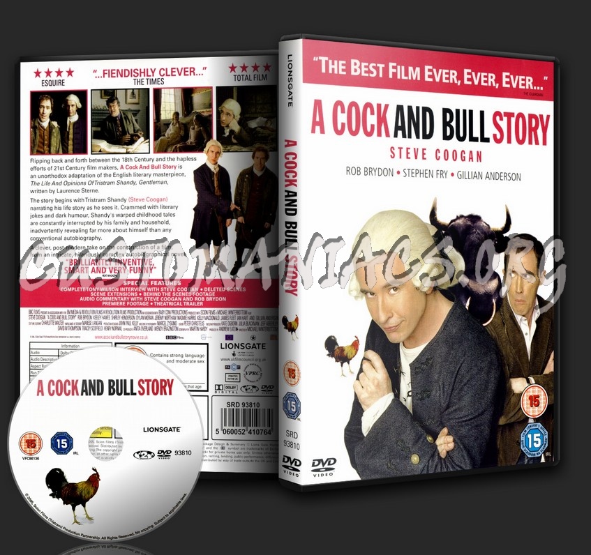 A Cock And Bull Story dvd cover