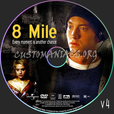 8 Mile dvd label