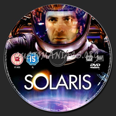 Solaris dvd label
