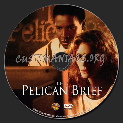 The Pelican Brief dvd label