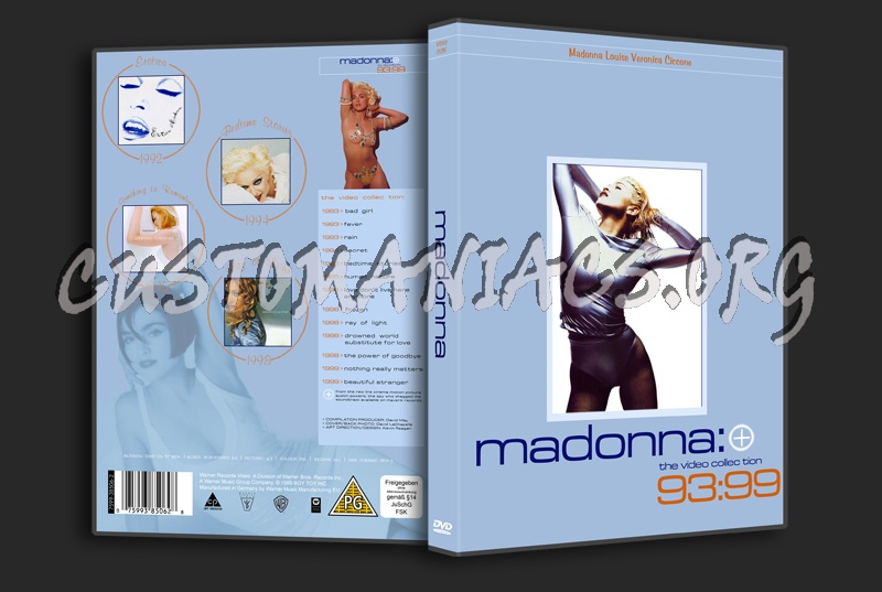 Madonna-93-99 dvd cover