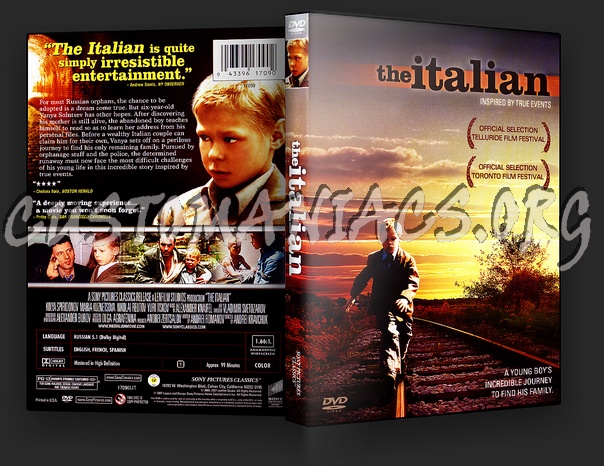 The Italian dvd cover