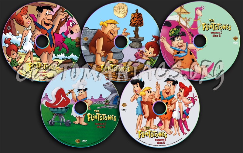 The Flintstones Season 1 dvd label