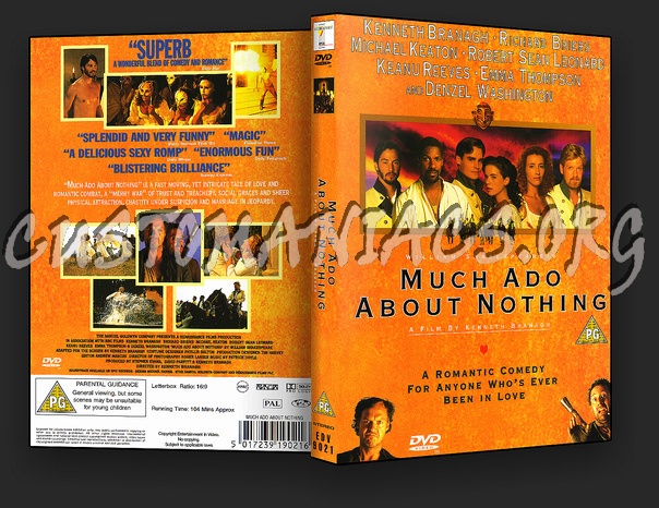 Much Ado About Nothing dvd cover