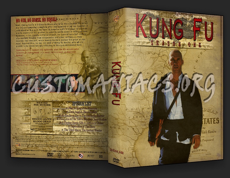 Kung Fu Season 1-3 dvd cover