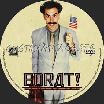 Borat dvd label